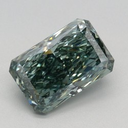 Diament laboratoryjny o barwie fantazyjnej radiant, 1.29ct, VVS2, Fancy Vivid Green, IGI LG647442703