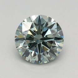 Diament laboratoryjny o barwie fantazyjnej szlif okrągły, 0.66ct, VVS2, Fancy Intense Green, IGI LG645465612