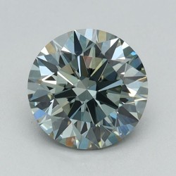 Diament laboratoryjny o barwie fantazyjnej szlif okrągły, 0.79ct, VVS2, Fancy Intense Green, IGI LG647449328