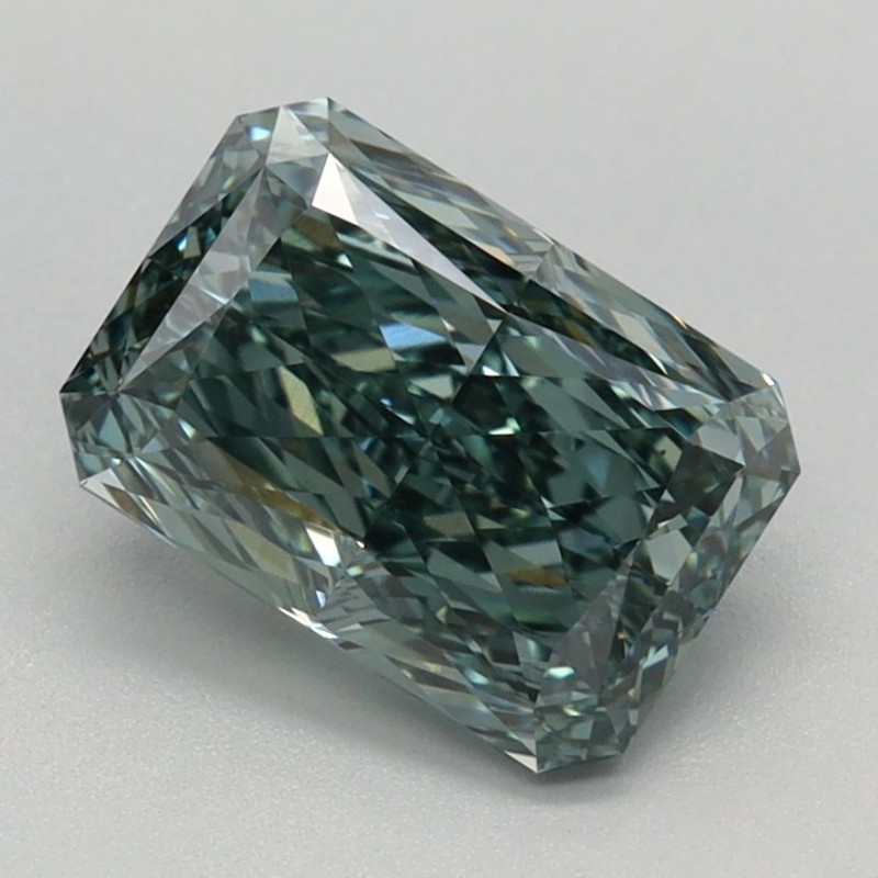Diament laboratoryjny o barwie fantazyjnej radiant, 1.56ct, VVS2, Fancy Vivid Green, IGI LG670423549 Diament laboratoryjny o barwie fantazyjnej radiant, 1.56ct, VVS2, Fancy Vivid Green, IGI LG670423549