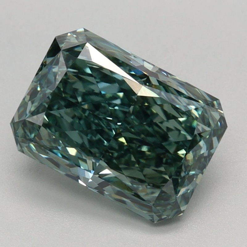 Diament laboratoryjny o barwie fantazyjnej radiant, 2.27ct, VVS2, Fancy Vivid Green, IGI LG670423548 Diament laboratoryjny o barwie fantazyjnej radiant, 2.27ct, VVS2, Fancy Vivid Green, IGI LG670423548