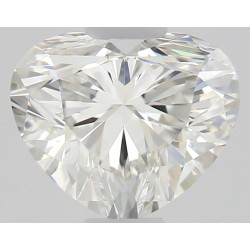 Diament serce, 0.5ct, VVS1, H, GIA 5533057725