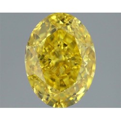 Diament laboratoryjny o barwie fantazyjnej szlif owalny, 2.01ct, VVS1, Fancy Vivid Yellow, IGI LG717599826