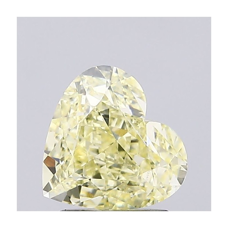 Diament laboratoryjny o barwie fantazyjnej serce, 2.1ct, VVS2, Fancy Yellow, IGI LG722540145