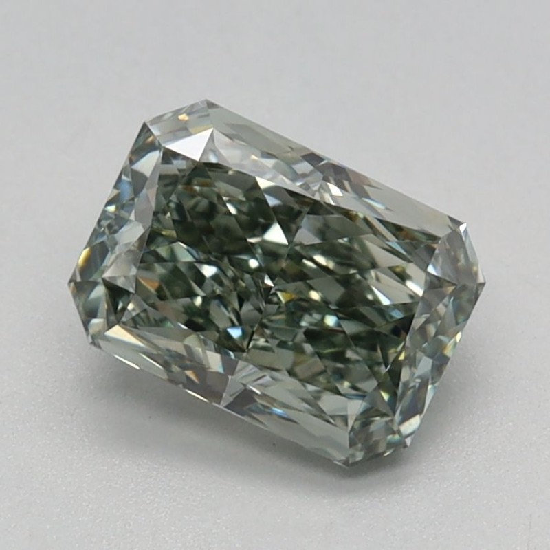 Diament laboratoryjny o barwie fantazyjnej radiant, 1.08ct, VVS2, Fancy Green, IGI LG726563732 Diament laboratoryjny o barwie fantazyjnej radiant, 1.08ct, VVS2, Fancy Green, IGI LG726563732