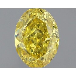Diament laboratoryjny o barwie fantazyjnej szlif owalny, 1.01ct, VVS2, Fancy Vivid Yellow, IGI LG717560272