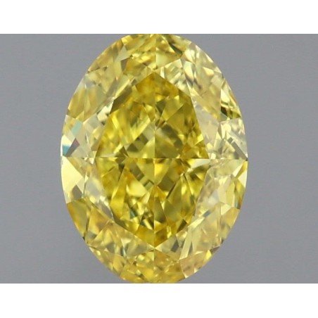 Diament laboratoryjny o barwie fantazyjnej szlif owalny, 1.01ct, VVS2, Fancy Vivid Yellow, IGI LG717560272