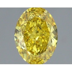 Diament laboratoryjny o barwie fantazyjnej szlif owalny, 1.69ct, VVS2, Fancy Vivid Yellow, IGI LG722505217