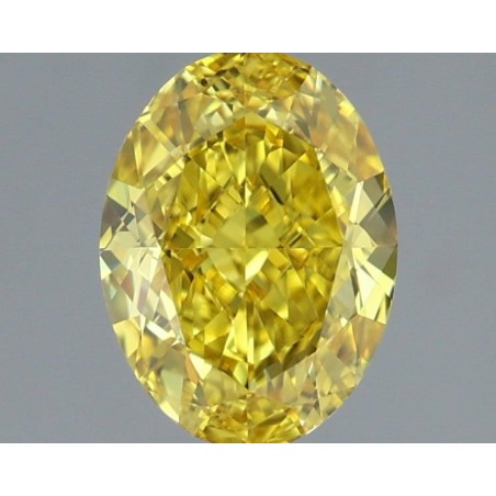 Diament laboratoryjny o barwie fantazyjnej szlif owalny, 1.69ct, VVS2, Fancy Vivid Yellow, IGI LG722505217