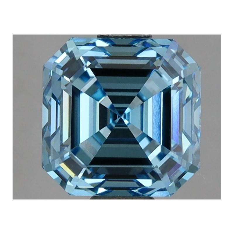 Diament laboratoryjny o barwie fantazyjnej Asscher, 2.02ct, VVS2, Fancy Vivid Blue, IGI LG737501457 Diament laboratoryjny o barwie fantazyjnej Asscher, 2.02ct, VVS2, Fancy Vivid Blue, IGI LG737501457