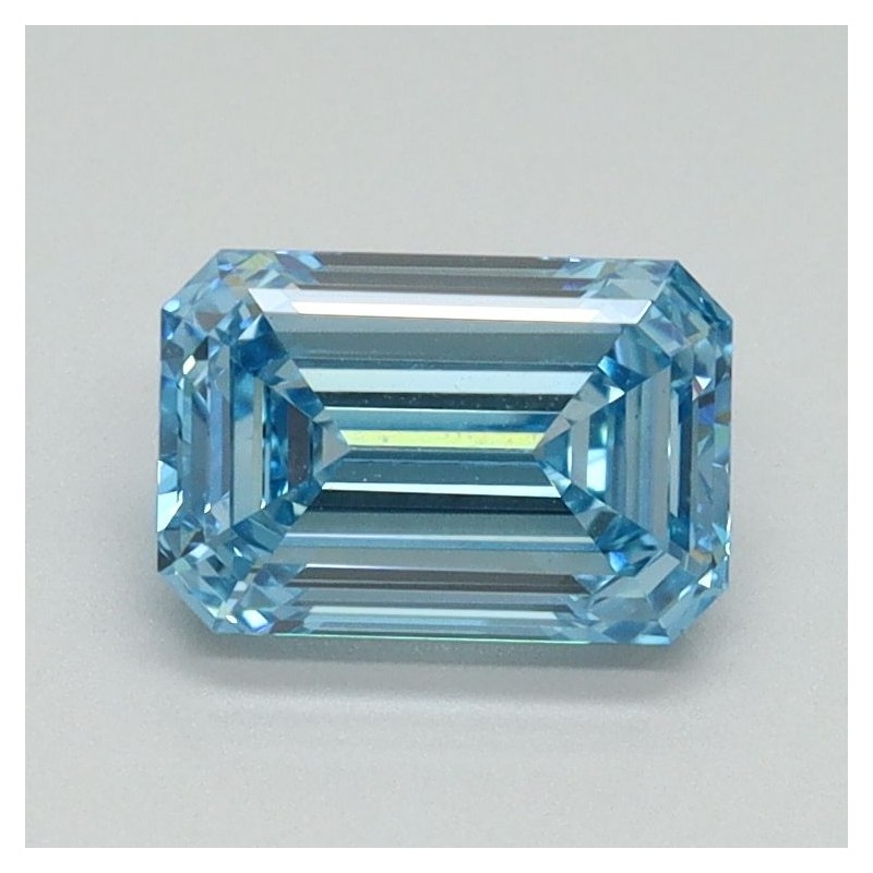 Diament laboratoryjny o barwie fantazyjnej szlif szmaragdowy, 1.03ct, VVS2, Fancy Vivid Blue, IGI LG710541819 Diament laboratoryjny o barwie fantazyjnej szlif szmaragdowy, 1.03ct, VVS2, Fancy Vivid Blue, IGI LG710541819