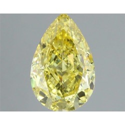 Diament laboratoryjny o barwie fantazyjnej szlif gruszkowy, 1ct, VVS2, Fancy Vivid Yellow, IGI LG727553146