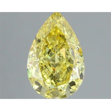 Diament laboratoryjny o barwie fantazyjnej szlif gruszkowy, 1ct, VVS2, Fancy Vivid Yellow, IGI LG727553146