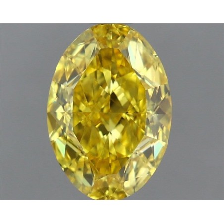 Diament laboratoryjny o barwie fantazyjnej szlif owalny, 1.58ct, VVS1, Fancy Vivid Yellow, IGI LG723502097