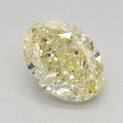 Diament laboratoryjny o barwie fantazyjnej szlif owalny, 1.31ct, VVS2, Fancy Intense Yellow, IGI LG607372111