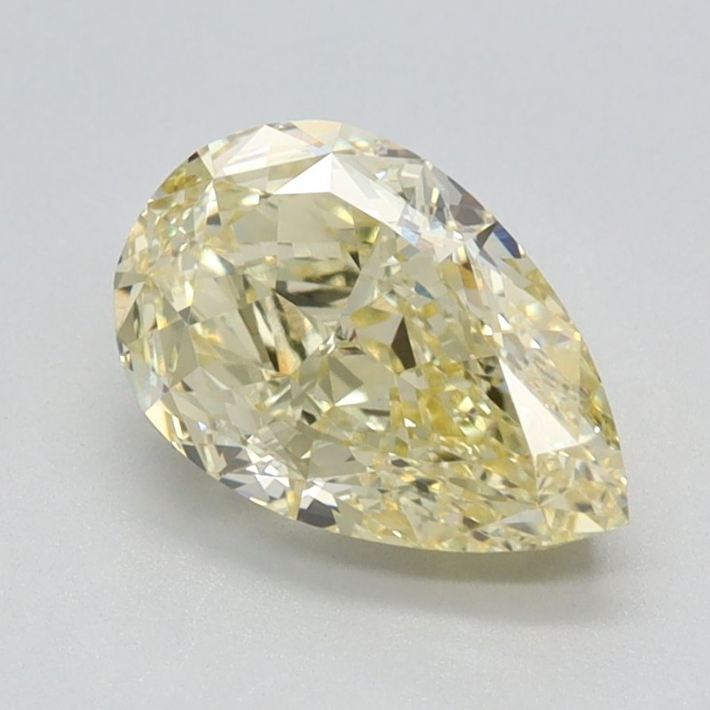 Diament laboratoryjny o barwie fantazyjnej szlif gruszkowy, 1.77ct, VVS2, Fancy Intense Yellow, IGI LG624426682