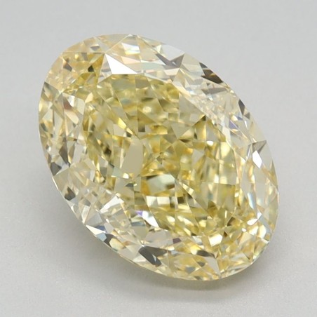 Diament laboratoryjny o barwie fantazyjnej szlif owalny, 2.25ct, VVS2, Fancy Intense Yellow, IGI LG611384143