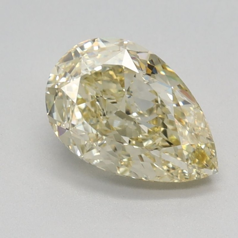 Diament laboratoryjny o barwie fantazyjnej szlif gruszkowy, 1.34ct, VVS2, Fancy Yellow, IGI LG608362683
