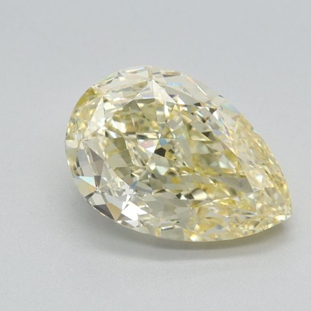 Diament laboratoryjny o barwie fantazyjnej szlif gruszkowy, 2.11ct, VVS2, Fancy Intense Yellow, IGI LG608362688