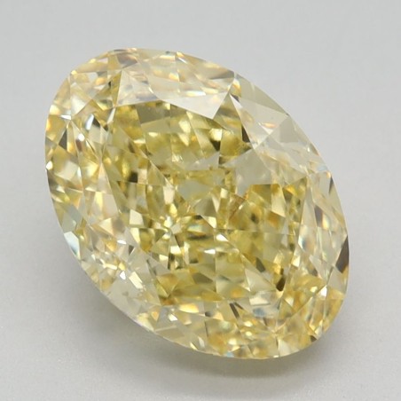 Diament laboratoryjny o barwie fantazyjnej szlif owalny, 2.62ct, VVS2, Fancy Vivid Yellow, IGI LG611384141
