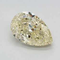 Diament laboratoryjny o barwie fantazyjnej szlif gruszkowy, 1.25ct, VVS2, Fancy Yellow, IGI LG623433446