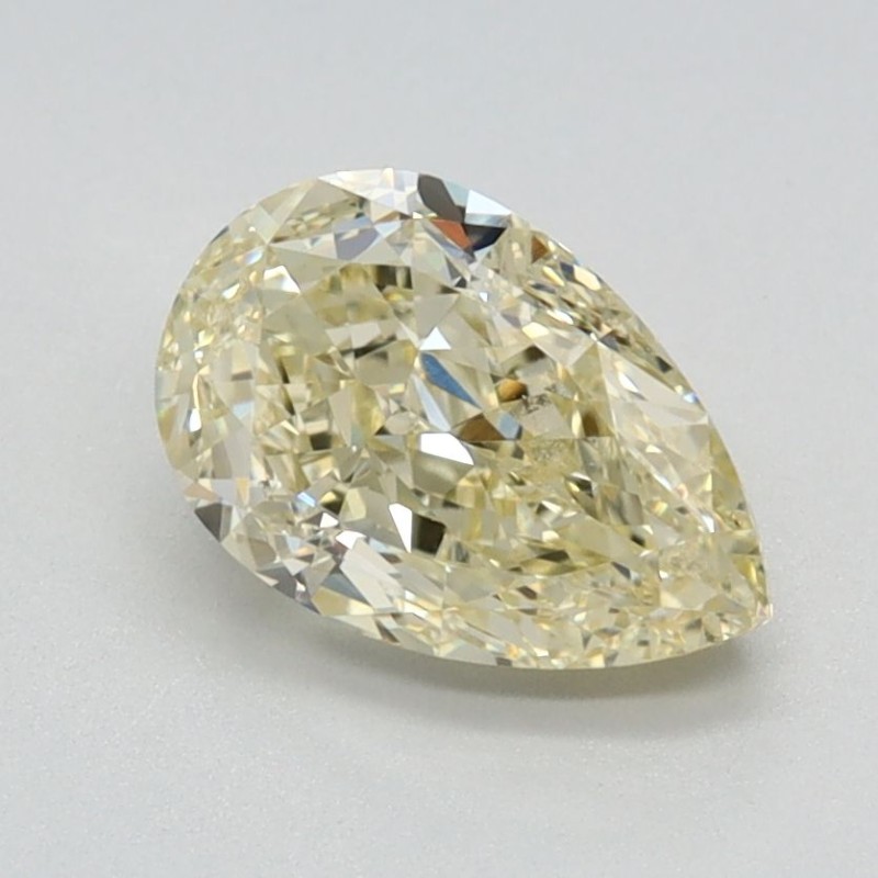 Diament laboratoryjny o barwie fantazyjnej szlif gruszkowy, 1.25ct, VVS2, Fancy Yellow, IGI LG623433446