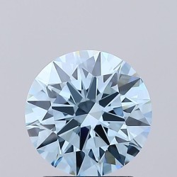 Diament laboratoryjny o barwie fantazyjnej szlif okrągły, 1.57ct, VVS1, Fancy Vivid Blue, IGI LG685530701