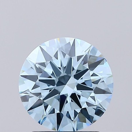 Diament laboratoryjny o barwie fantazyjnej szlif okrągły, 1.57ct, VVS1, Fancy Vivid Blue, IGI LG685530701