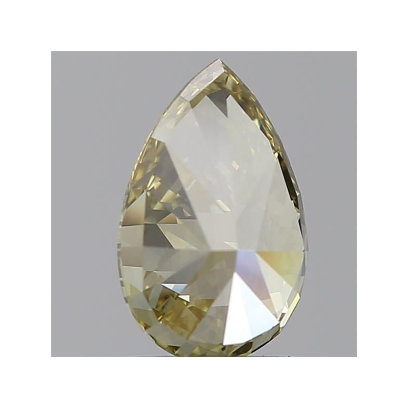 Diament laboratoryjny o barwie fantazyjnej szlif gruszkowy, 1.64ct, VVS2, Fancy Intense Yellow, IGI LG607399165