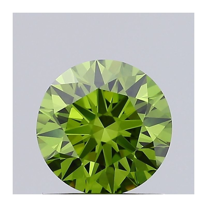 Diament laboratoryjny o barwie fantazyjnej szlif okrągły, 1.07ct, VVS2, Fancy Vivid Green, IGI LG684506616