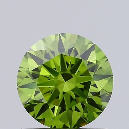 Diament laboratoryjny o barwie fantazyjnej szlif okrągły, 1.07ct, VVS2, Fancy Vivid Green, IGI LG684506616