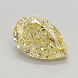 Diament laboratoryjny o barwie fantazyjnej szlif gruszkowy, 1.4ct, VVS2, Fancy Vivid Yellow, IGI LG625418343