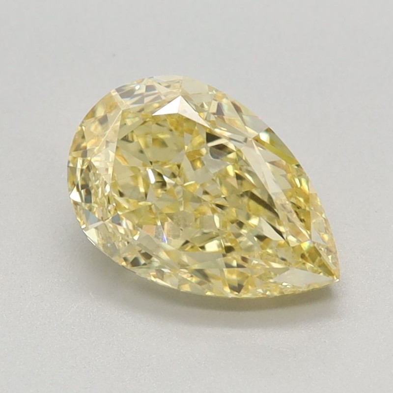 Diament laboratoryjny o barwie fantazyjnej szlif gruszkowy, 1.4ct, VVS2, Fancy Vivid Yellow, IGI LG625418343