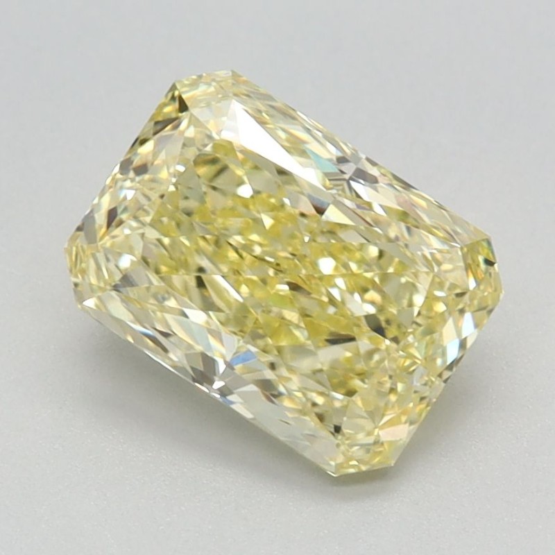 Diament laboratoryjny o barwie fantazyjnej radiant, 1.69ct, VVS2, Fancy Intense Yellow, IGI LG624426665