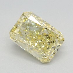 Diament laboratoryjny o barwie fantazyjnej radiant, 1.26ct, VVS2, Fancy Yellow, IGI LG624426671