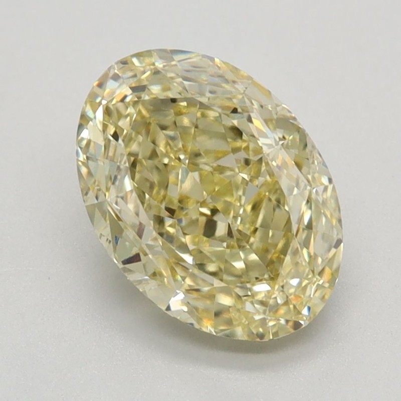 Diament laboratoryjny o barwie fantazyjnej szlif owalny, 2.04ct, VVS2, Fancy Intense Yellow, IGI LG626456123