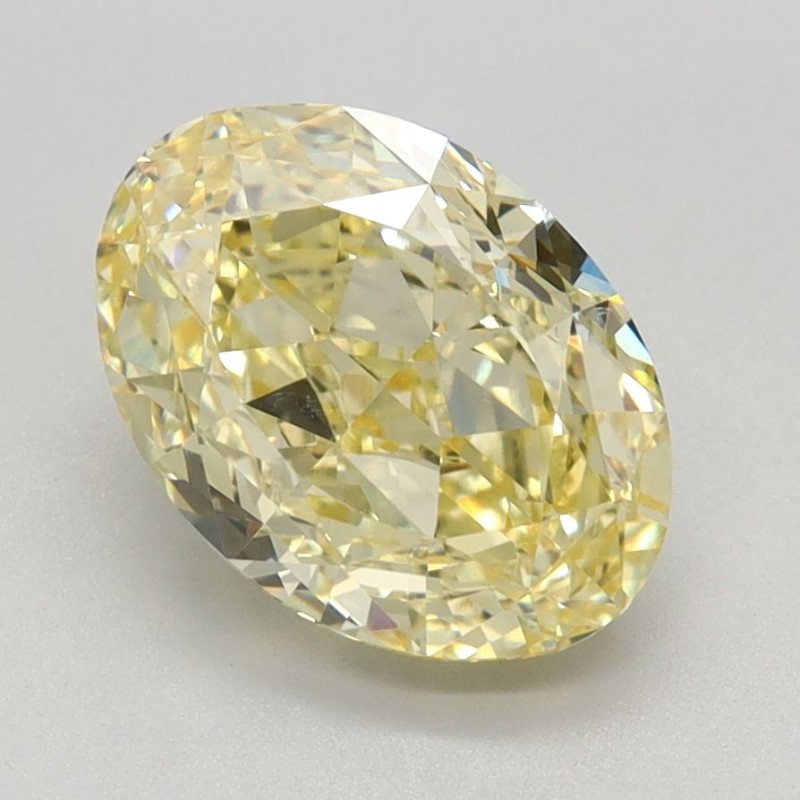 Diament laboratoryjny o barwie fantazyjnej szlif owalny, 2.25ct, VVS2, Fancy Intense Yellow, IGI LG625477010