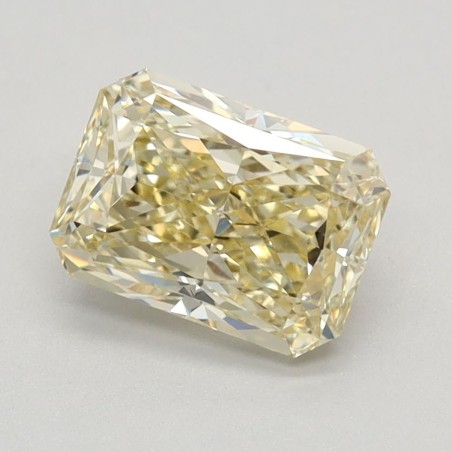 Diament laboratoryjny o barwie fantazyjnej radiant, 1.27ct, VVS2, Fancy Light Yellow, IGI LG625453144
