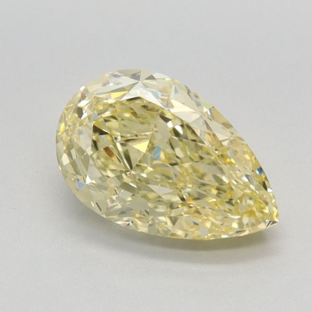 Diament laboratoryjny o barwie fantazyjnej szlif gruszkowy, 2.16ct, VVS2, Fancy Intense Yellow, IGI LG626456147