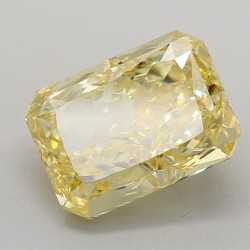 Diament laboratoryjny o barwie fantazyjnej radiant, 2.14ct, VVS2, Fancy Intense Yellow, IGI LG626456128