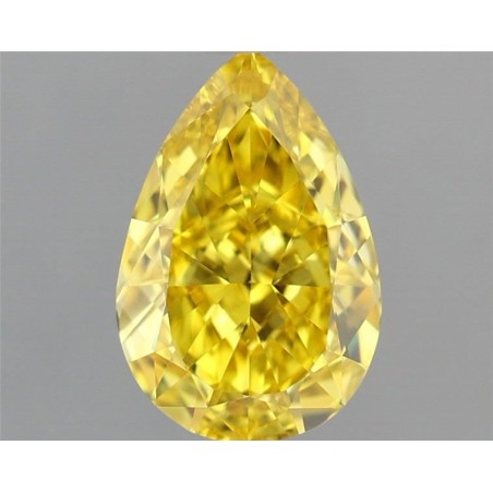 Diament laboratoryjny o barwie fantazyjnej szlif gruszkowy, 1.58ct, VVS2, Fancy Vivid Yellow, IGI LG722549054