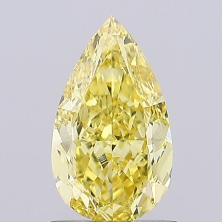 Diament laboratoryjny o barwie fantazyjnej szlif gruszkowy, 1.01ct, VVS2, Fancy Vivid Yellow, IGI LG686507674