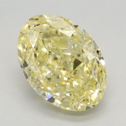 Diament laboratoryjny o barwie fantazyjnej szlif owalny, 2.5ct, VVS2, Fancy Intense Yellow, IGI LG628442702