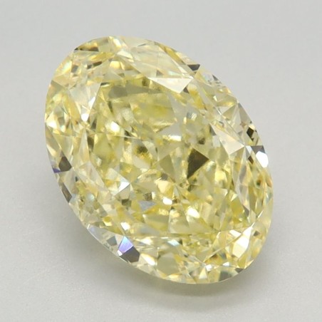 Diament laboratoryjny o barwie fantazyjnej szlif owalny, 2.5ct, VVS2, Fancy Intense Yellow, IGI LG628442702