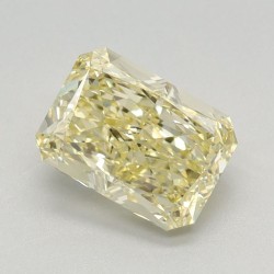 Diament laboratoryjny o barwie fantazyjnej radiant, 1.26ct, VVS2, Fancy Intense Yellow, IGI LG629428928