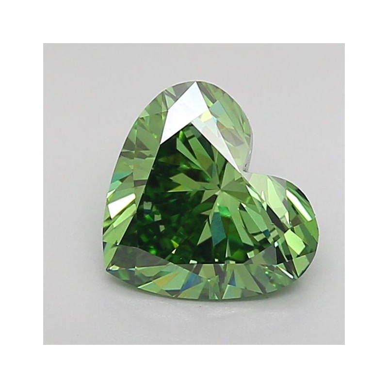 Diament laboratoryjny o barwie fantazyjnej serce, 1.34ct, VVS2, Fancy Vivid Green, IGI LG717598804 Diament laboratoryjny o barwie fantazyjnej serce, 1.34ct, VVS2, Fancy Vivid Green, IGI LG717598804