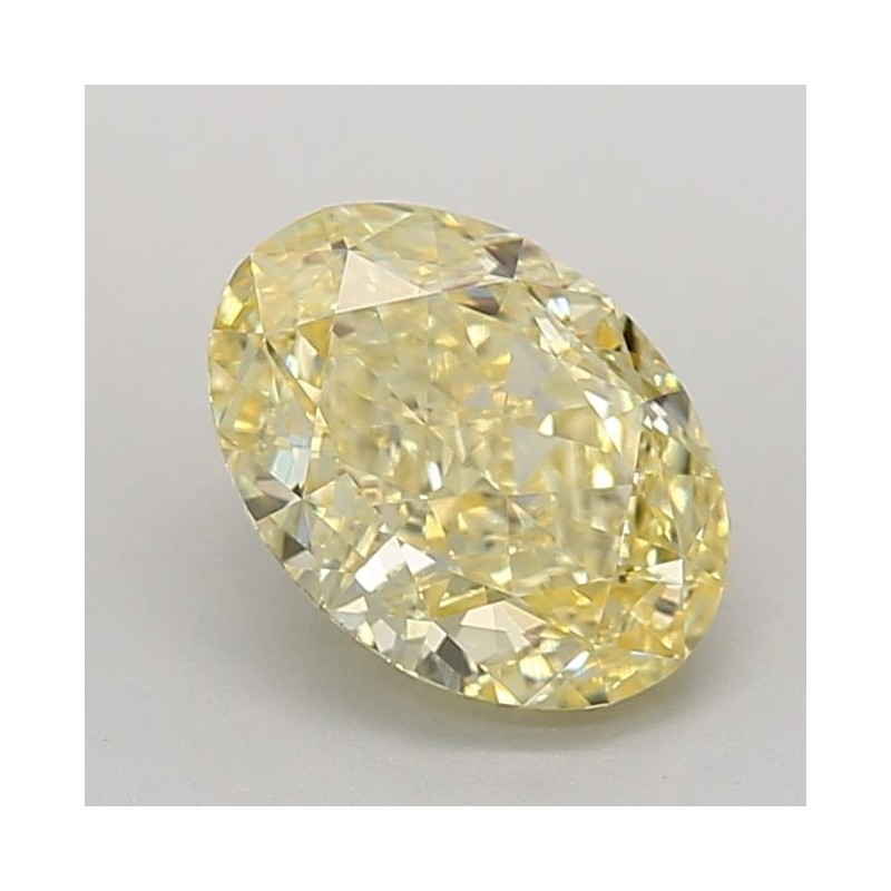 Diament laboratoryjny o barwie fantazyjnej szlif owalny, 2.6ct, VVS2, Fancy Intense Yellow, IGI LG628442642