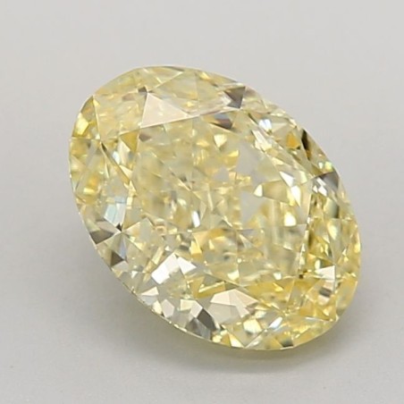 Diament laboratoryjny o barwie fantazyjnej szlif owalny, 2.6ct, VVS2, Fancy Intense Yellow, IGI LG628442642