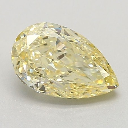 Diament laboratoryjny o barwie fantazyjnej szlif gruszkowy, 1.36ct, VVS2, Fancy Intense Yellow, IGI LG627478206
