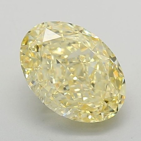 Diament laboratoryjny o barwie fantazyjnej szlif owalny, 2.71ct, VVS2, Fancy Vivid Yellow, IGI LG627478145
